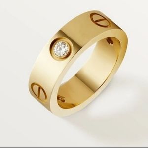 New Screw design 18K Love Ring